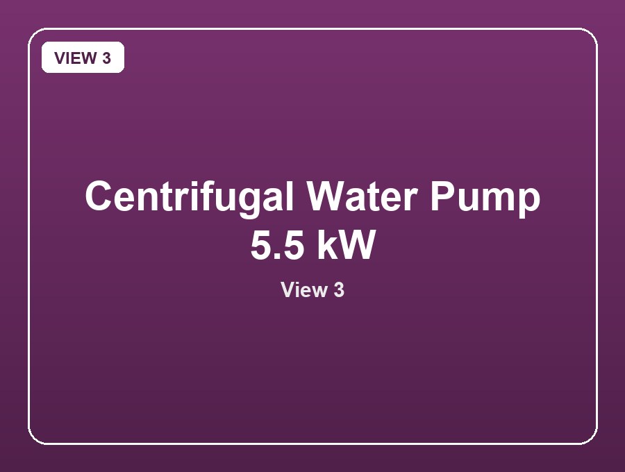 Centrifugal Water Pump 5.5 kW view 3